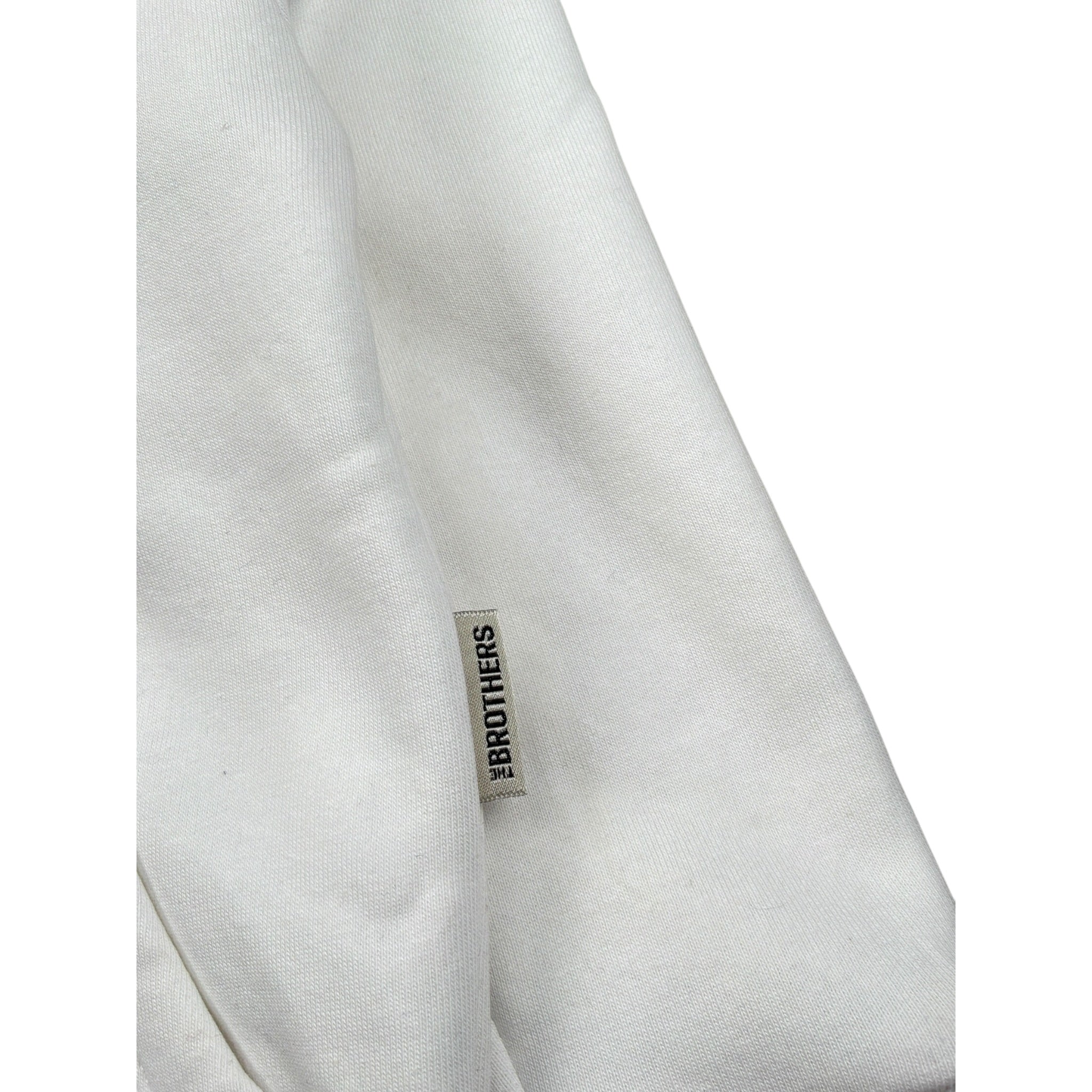 The Brothers Felpa Chiusa con Cappuccio tinta unita Bianco per Neonato TK062N BIANCO THE BROTHERS 