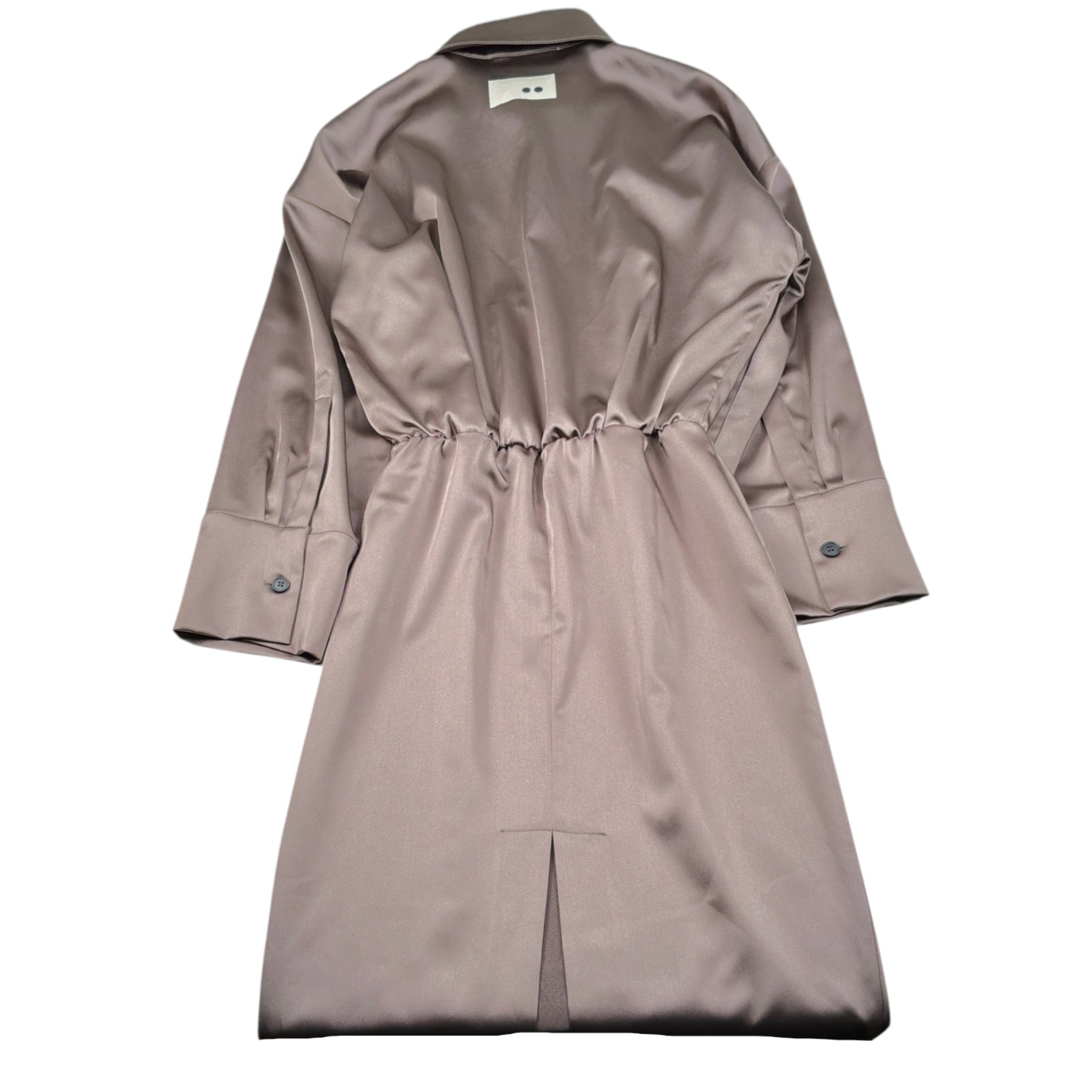The M.. Abito tinta unita Modello Camicia Marrone per Bambina 023490 MARRONE THE M.. 