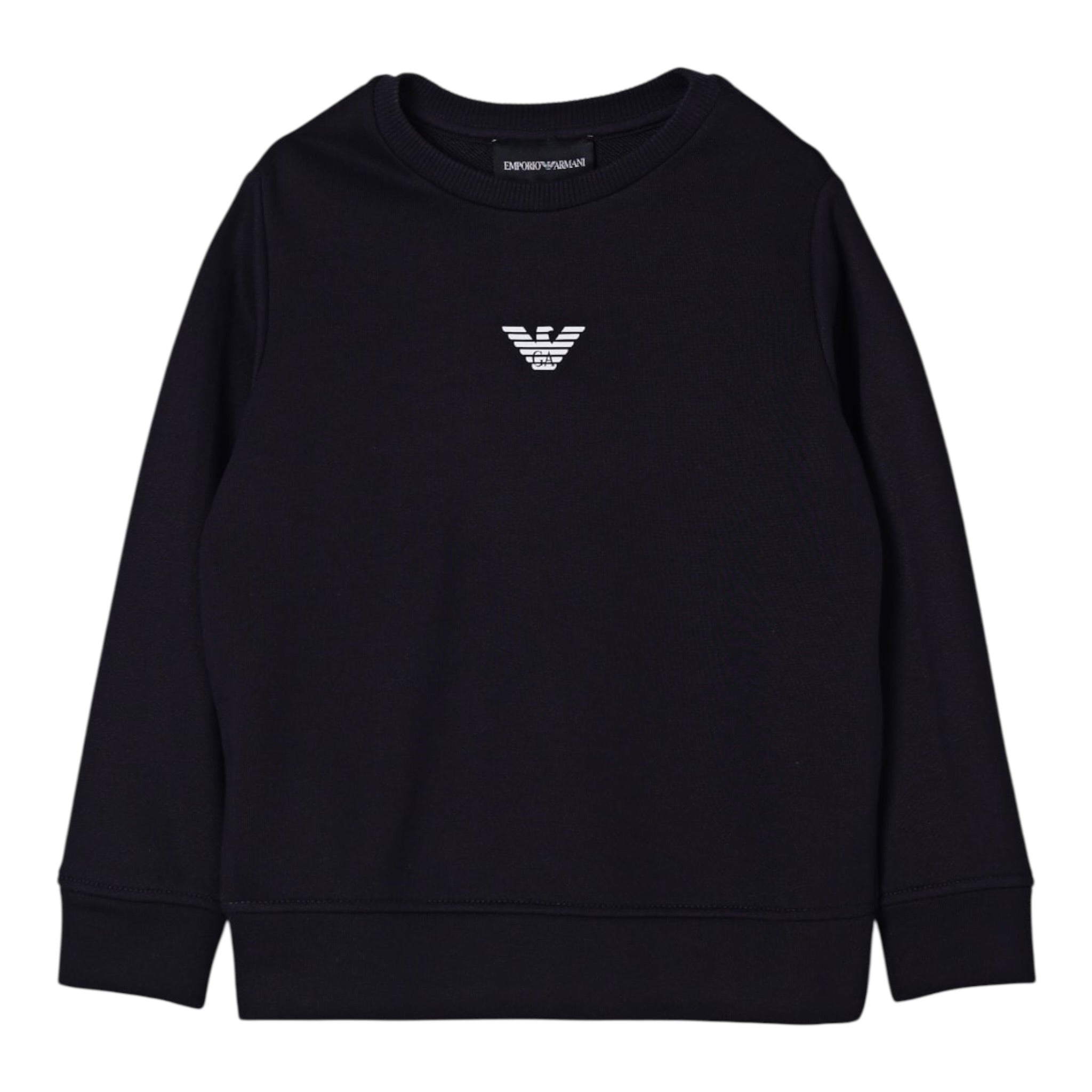 The Marc Jacobs Felpa Chiusa Girocollo tinta unita con Logo Blu per Bambino EB000301J BLU THE MARC JACOBS 