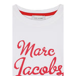 The Marc Jacobs T-Shirt Girocollo tinta unita con Stampe Bianco per Bambina W60579 BIANCO THE MARC JACOBS 