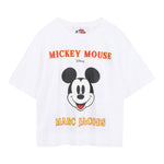 The Marc Jacobs T-Shirt Girocollo tinta unita con Stampa Bianco per Bambino W60588 BIANCO THE MARC JACOBS 