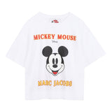 The Marc Jacobs T-Shirt Girocollo tinta unita con Stampa Bianco per Bambino W60588 BIANCO THE MARC JACOBS 