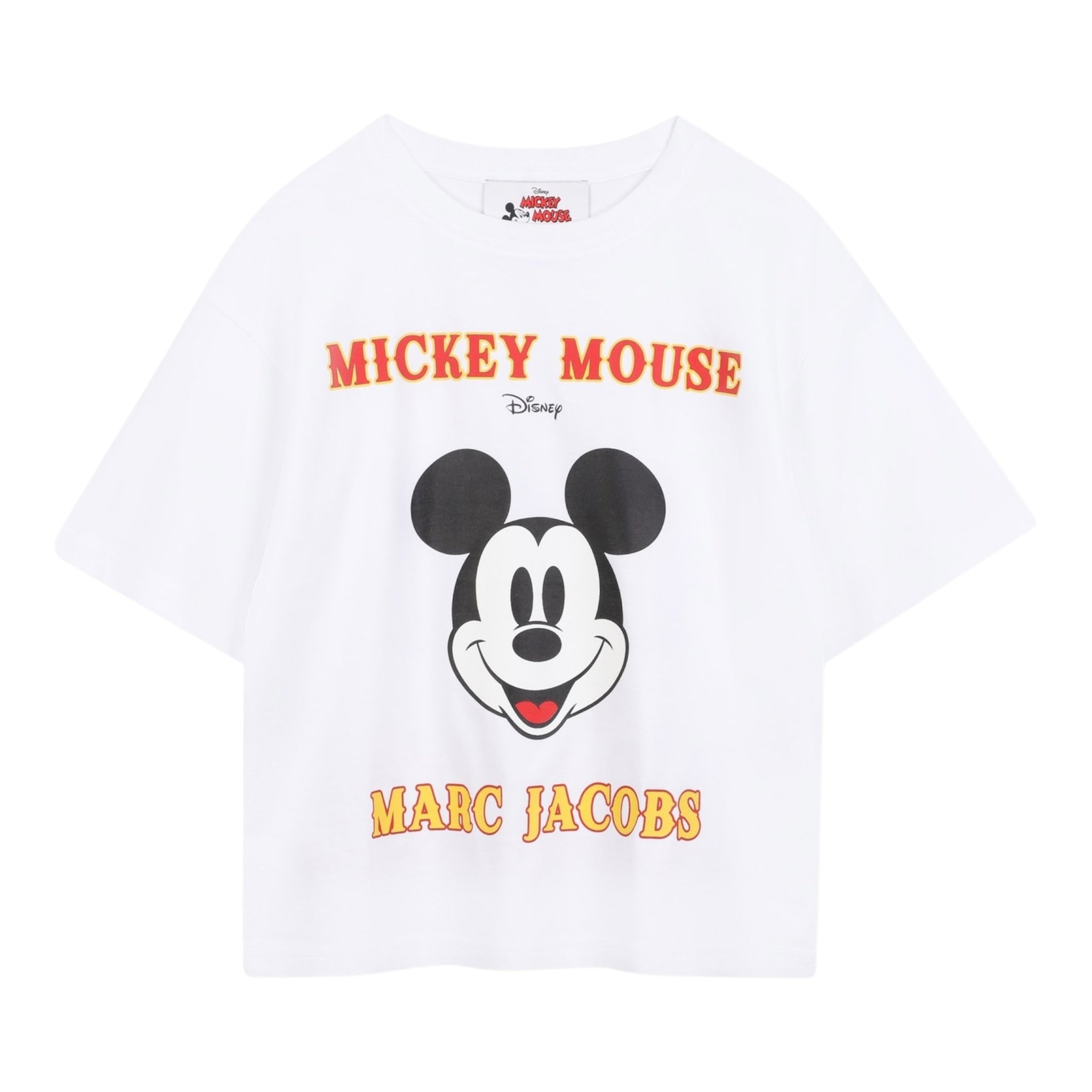 The Marc Jacobs T-Shirt Girocollo tinta unita con Stampa Bianco per Bambino W60588 BIANCO THE MARC JACOBS 