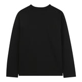 The Marc Jacobs Shirt Girocollo tinta unita con Stampa Nero per Neonato W60619 NERO THE MARC JACOBS 