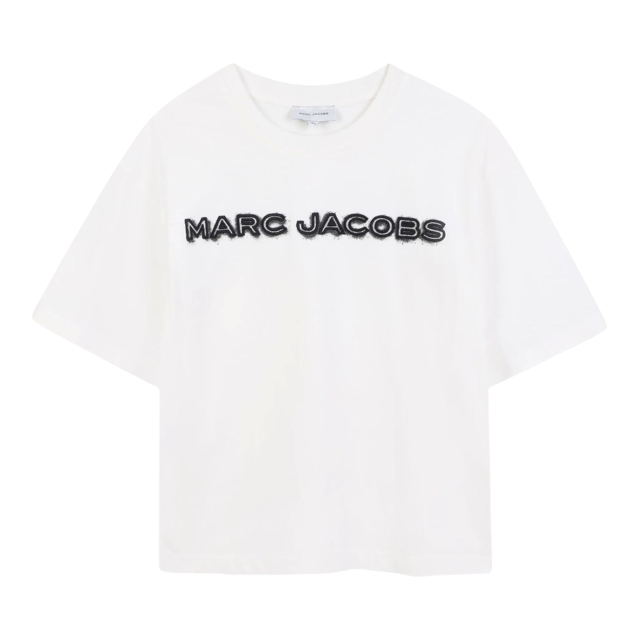 The Marc Jacobs T-Shirt Girocollo tinta unita con Logo Bianco per Neonato W60644 BIANCO THE MARC JACOBS 