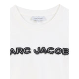 The Marc Jacobs T-Shirt Girocollo tinta unita con Logo Bianco per Bambino W60644J BIANCO THE MARC JACOBS 