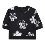 The Marc Jacobs Completo 2 Pezzi Felpa-Pantalone tinta unita Nero per Bambina W60661J NERO THE MARC JACOBS 