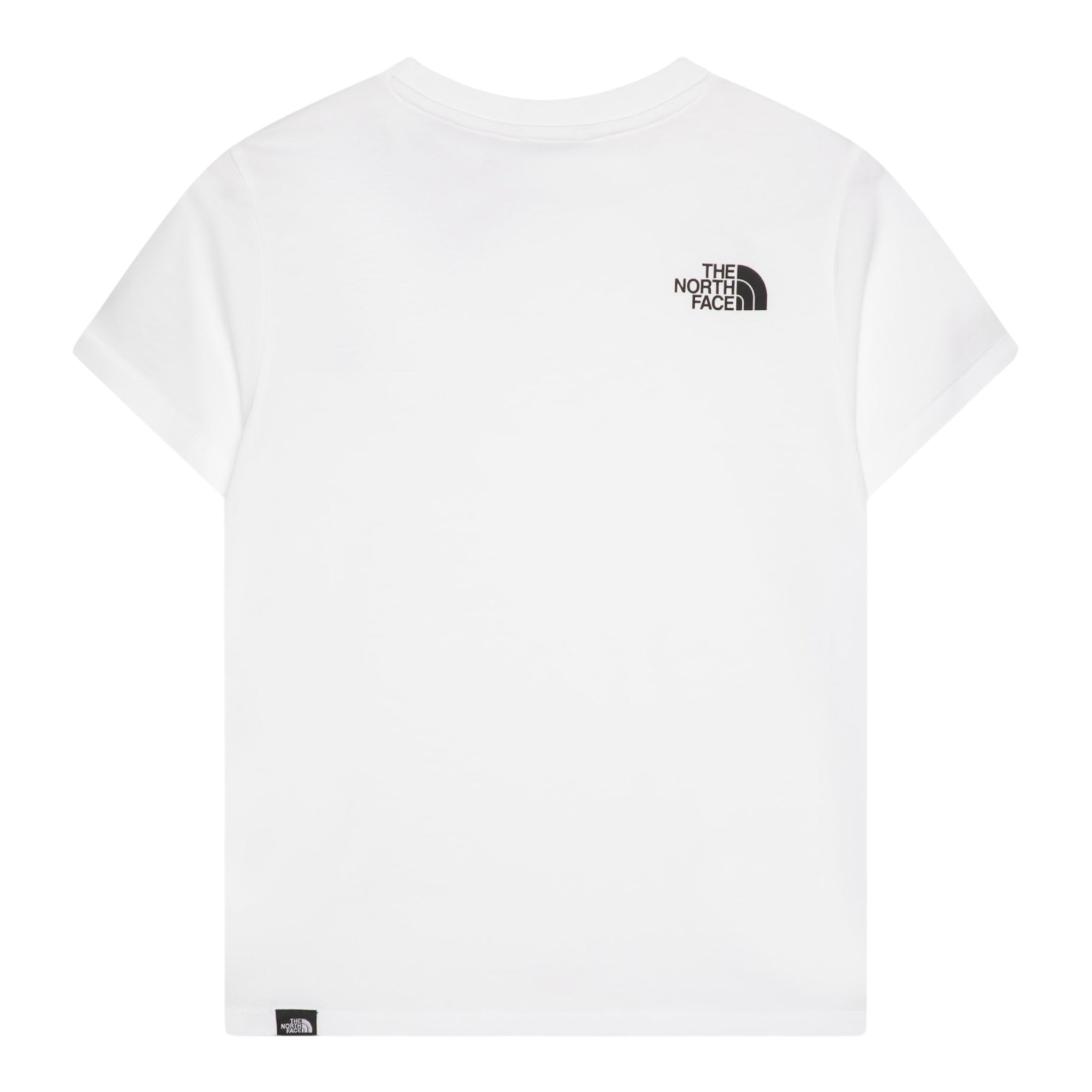 The North Face T-Shirt Girocollo tinta unita con Logo Bianco per Bambino NF0A87T4JK3 BIANCO THE NORTH FACE 