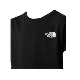 The North Face T-Shirt Girocollo tinta unita con Logo Nero per Bambino NF0A87T4JK3 NERO THE NORTH FACE 