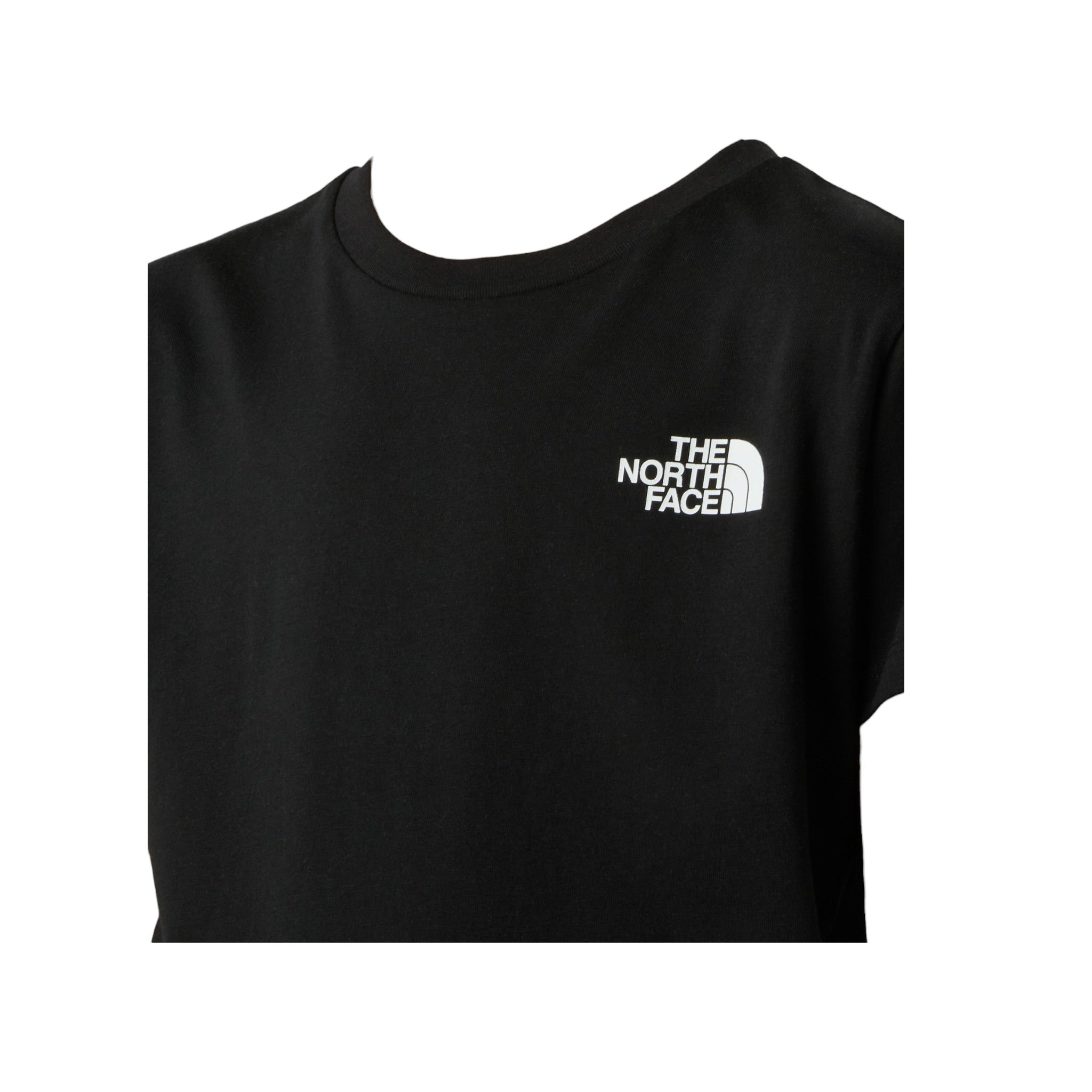 The North Face T-Shirt Girocollo tinta unita con Logo Nero per Bambino NF0A87T4JK3 NERO THE NORTH FACE 
