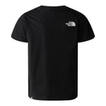 The North Face T-Shirt Girocollo tinta unita con Logo Nero per Bambino NF0A87T4JK3X NERO THE NORTH FACE 