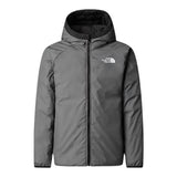 The North Face Giubbino Reversibile Bicolore con Cappuccio Nero/Grigio per Bambino NF0A88TWWOO NERO/GRIGIO THE NORTH FACE 