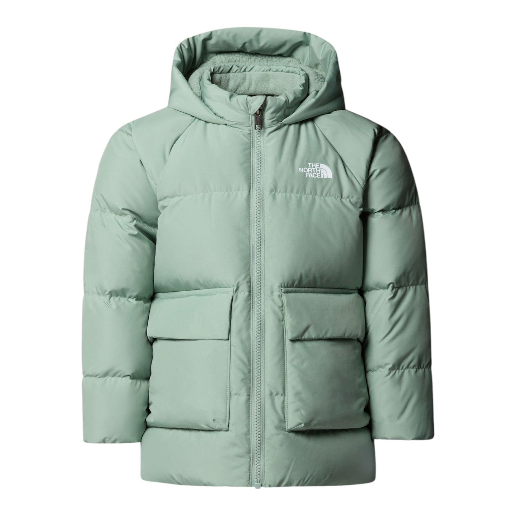 The North Face Giubbino tinta unita con Logo Verde per Bambino NF0A88VFBQ1 VERDE THE NORTH FACE 