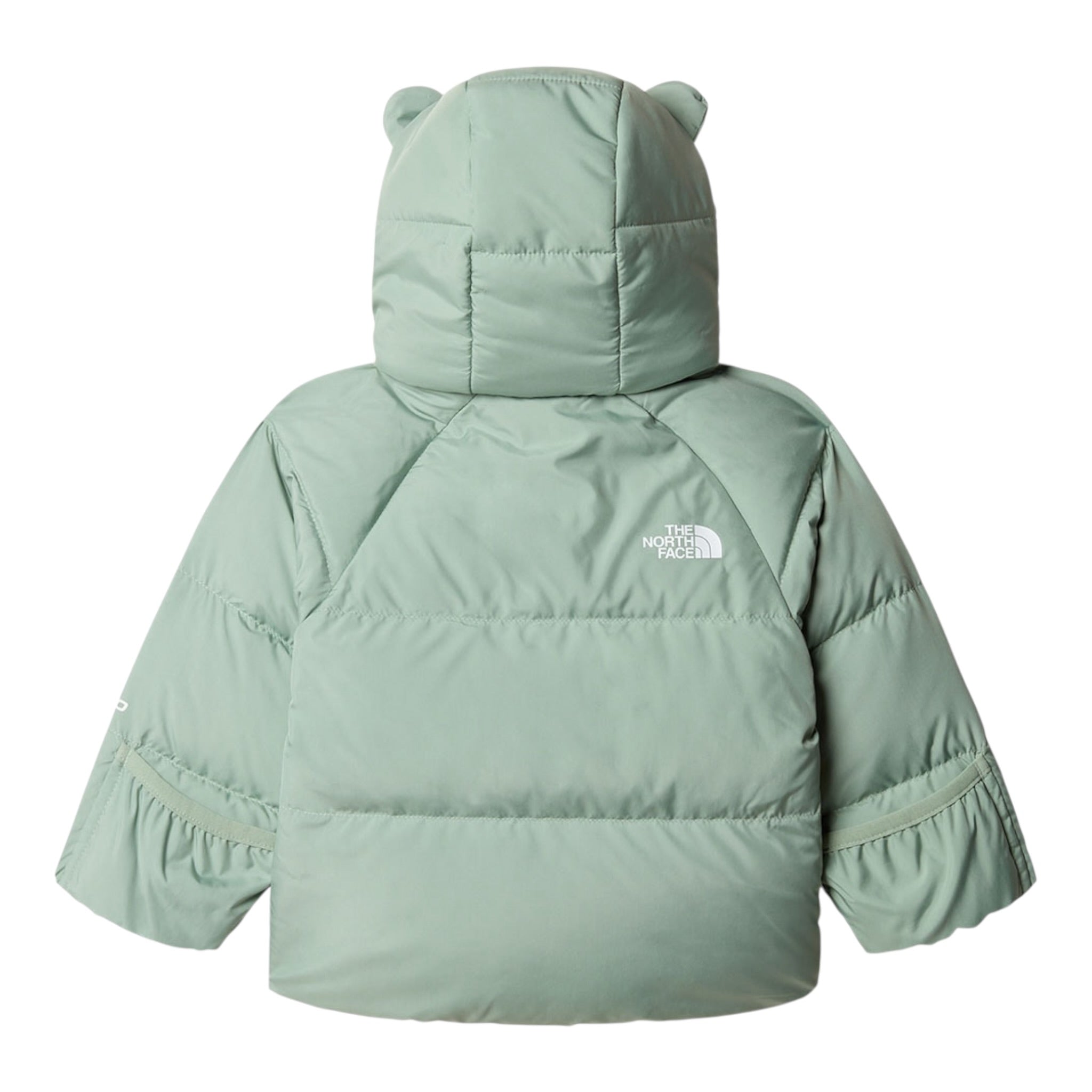 The North Face Giubbino tinta unita con Cappuccio Verde per Neonato NF0A88W2BQ1 VERDE THE NORTH FACE 