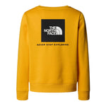 The North Face Felpa Chiusa Girocollo tinta unita con Logo Senape per Bambino NF0A89H756PX SENAPE THE NORTH FACE 