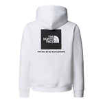 The North Face Felpa Chiusa con Cappuccio tinta unita con Logo Bianco per Bambino NF0A89H9LA9 BIANCO THE NORTH FACE 