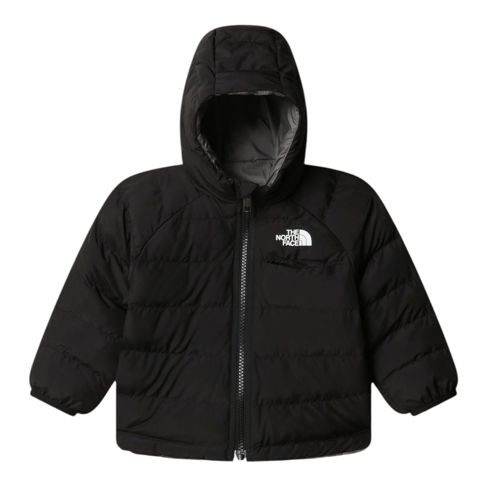 The North Face Giubbino Reversibile Bicolore Nero/Grigio per Neonato NF0A8CUTJK3N NERO/GRIGIO THE NORTH FACE 