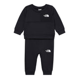 The North Face Completo 2Pz Felpa-Pantalone tinta unita Nero per Neonato NF0A8CV1JK2 NERO THE NORTH FACE 