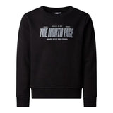 The North Face Felpa Chiusa Girocollo tinta unita con Logo Nero per Bambino NF0A8EATJK3 NERO THE NORTH FACE 