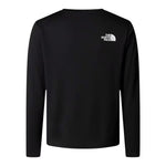 The North Face Shirt Girocollo tinta unita con Logo Nero per Bambino NF0A8EB8JK3 NERO THE NORTH FACE 