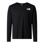 The North Face Shirt Girocollo tinta unita con Logo Nero per Bambino NF0A8EB8JK3 NERO THE NORTH FACE 
