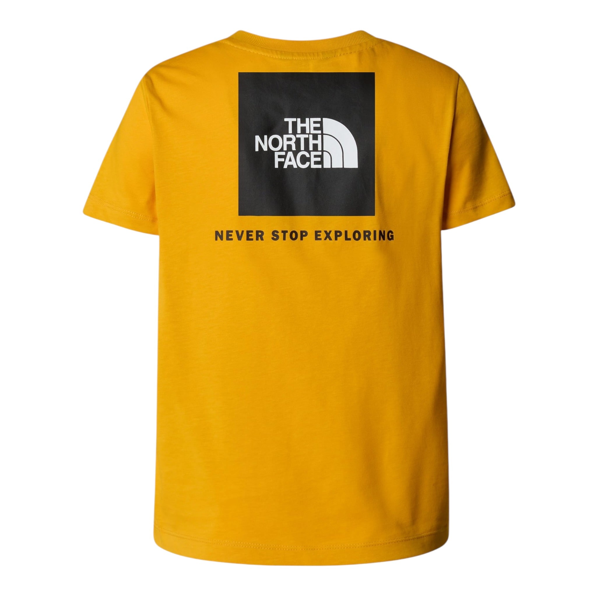 The North Face T-Shirt Girocollo tinta unita con Logo Senape per Bambino NF0A8EFN66P SENAPE THE NORTH FACE 