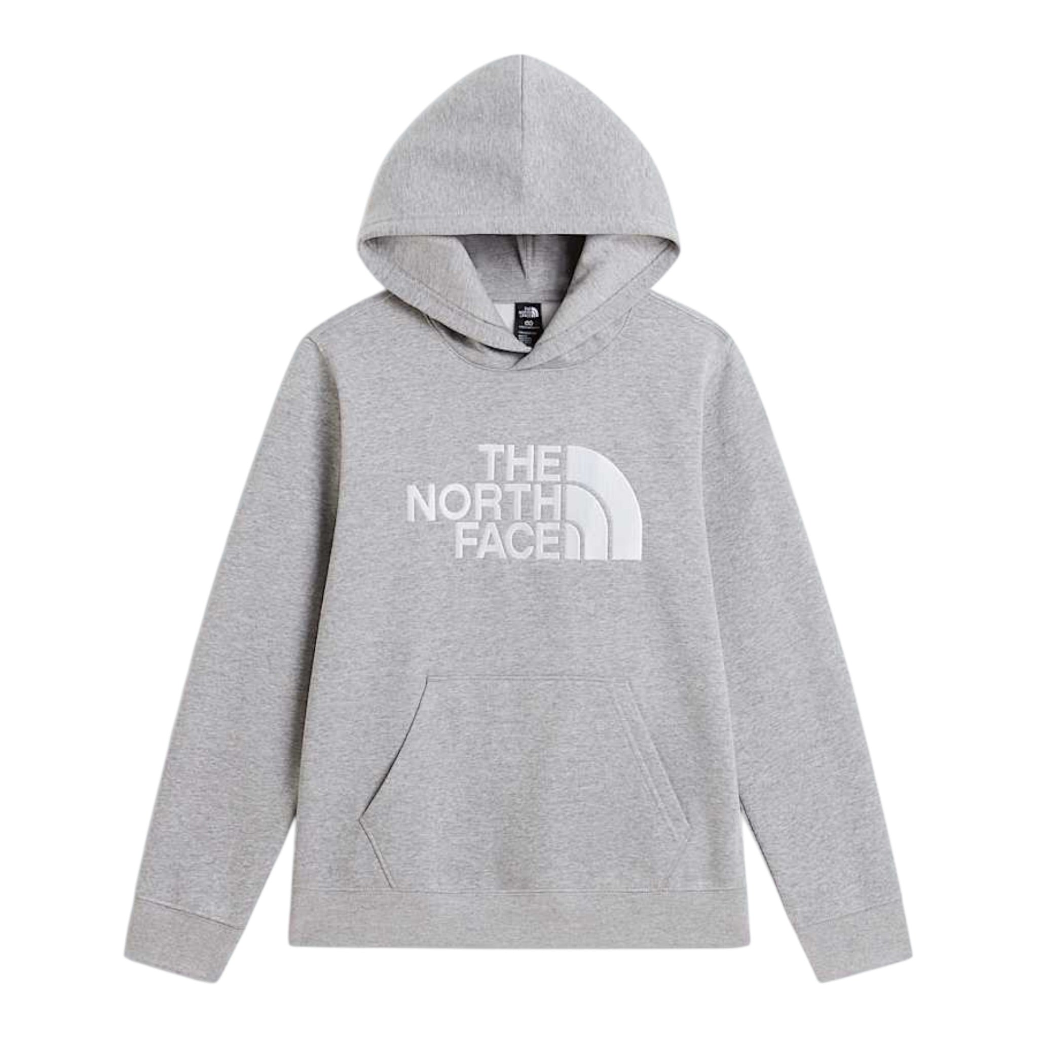 The North Face Felpa Chiusa con Cappuccio tinta unita Grigio per Bambino NF0A8EHHDYX GRIGIO THE NORTH FACE 