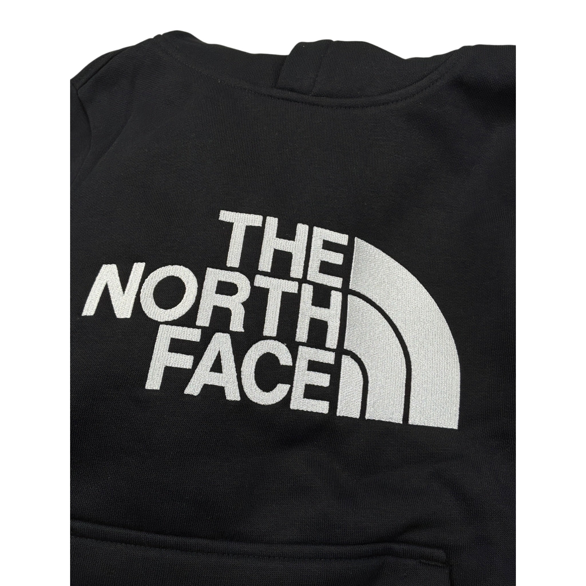 The North Face Felpa Chiusa con Cappuccio tinta unita con Logo Nero per Bambino NF0A8EHHJK3 NERO THE NORTH FACE 