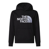 The North Face Felpa tinta unita con Stampa E Cappuccio Nero per Bambino NF0A8EHHUK3 NERO THE NORTH FACE 