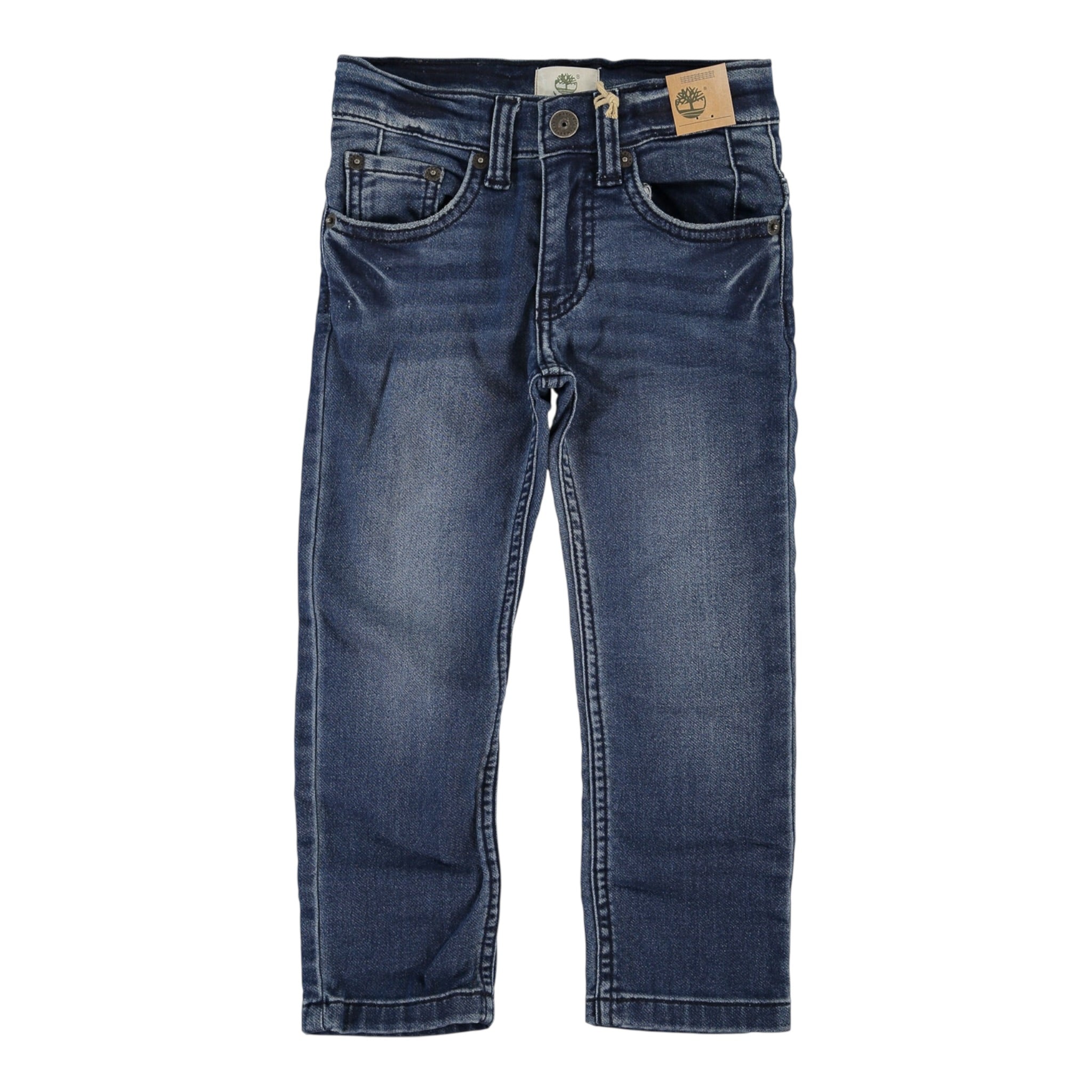 Timberland Jeans tinta unita con Girovita Regolabile Blu per Bambino T24B60 BLU TIMBERLAND 