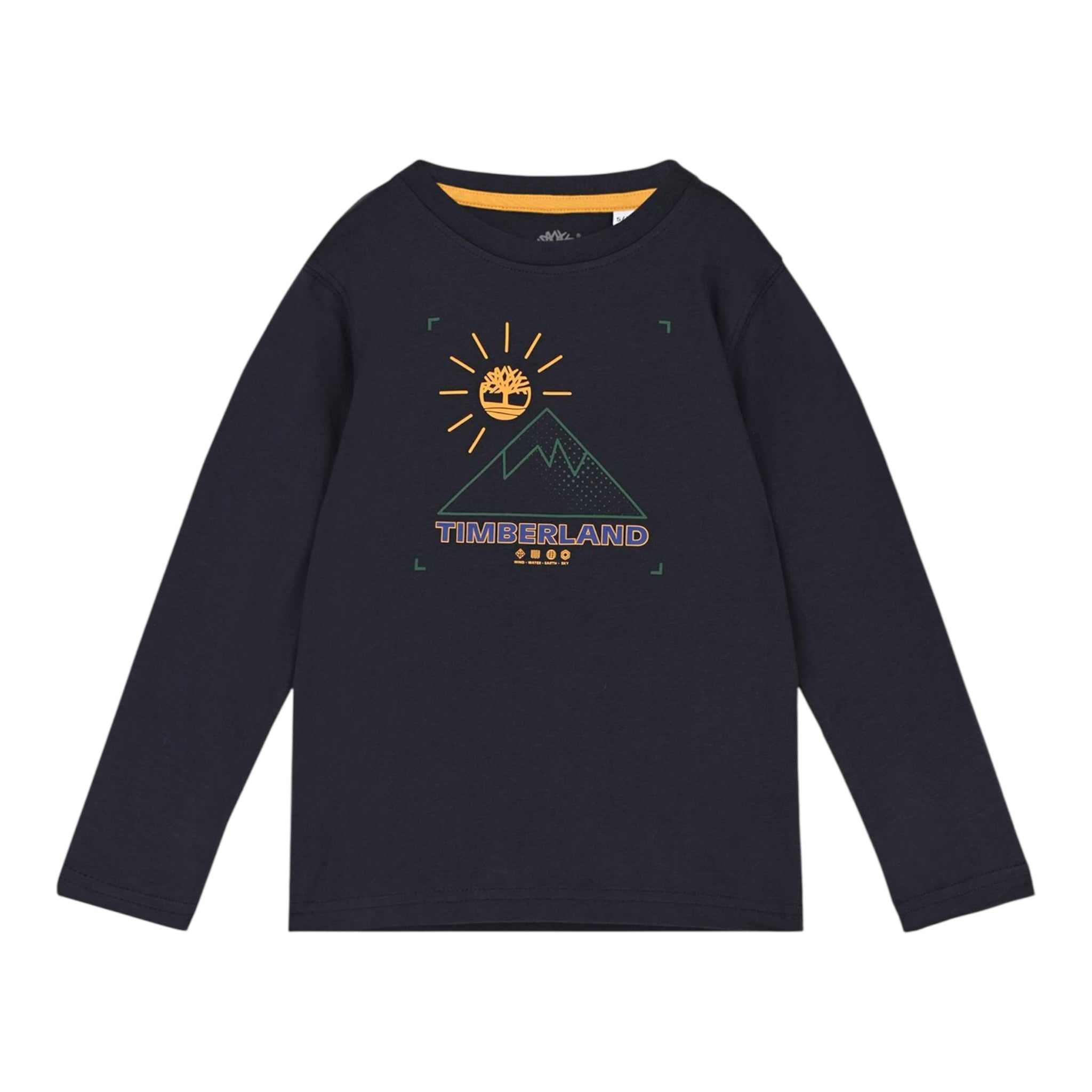 Timberland Shirt tinta unita con Stampa Blu per Bambino T25U30 BLU TIMBERLAND 