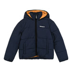 Timberland Giubbino tinta unita con Zip E Cappuccio Blu per Bambino T60275 BLU TIMBERLAND 