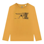 Timberland Shirt tinta unita con Stampa Senape per Bambino T60301 SENAPE TIMBERLAND 