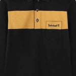Timberland Polo Bicolore con Stampa Nero per Bambino T60309 NERO TIMBERLAND 