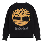 Timberland Maglia tinta unita con Stampa Retro Nero per Bambino T60321 NERO TIMBERLAND 