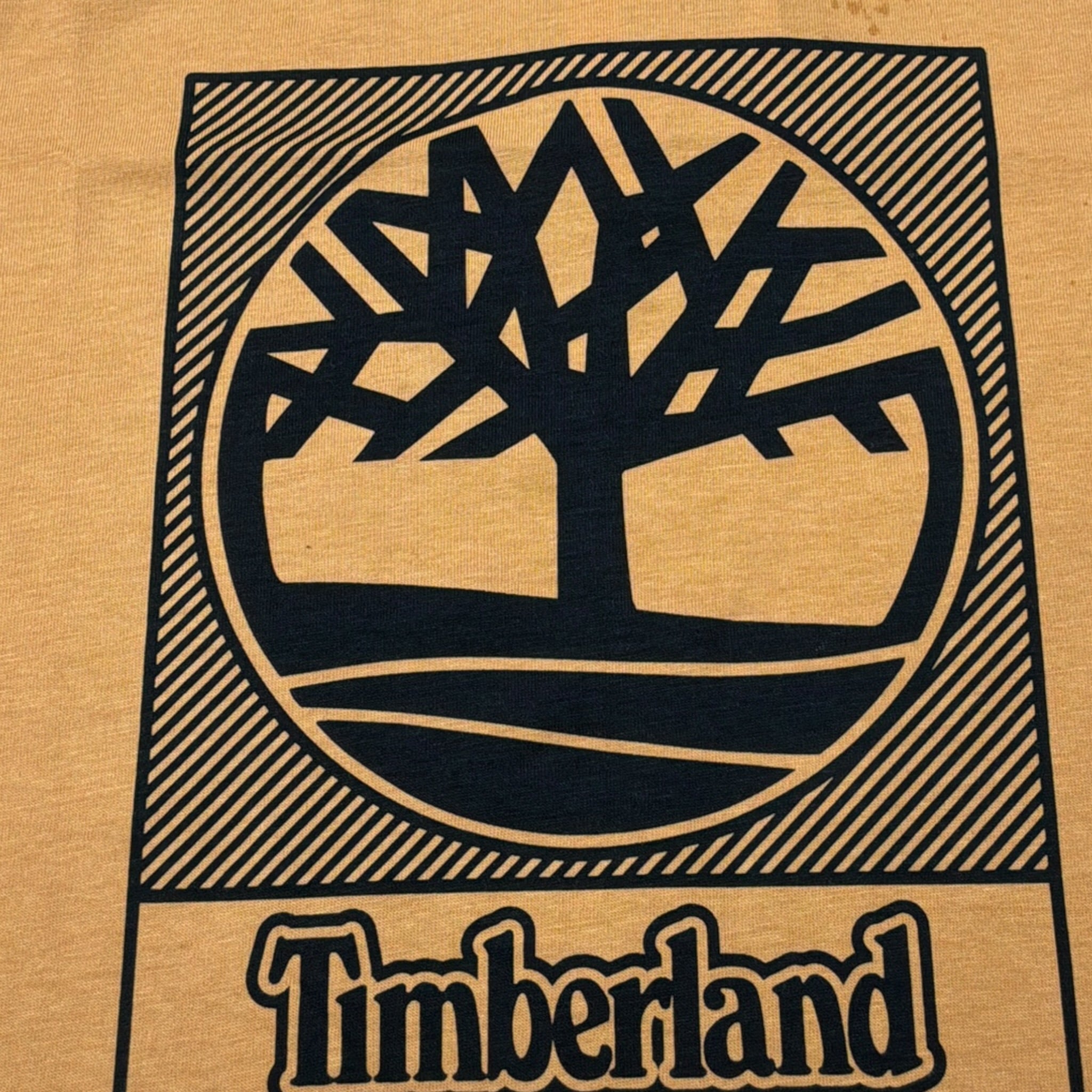 Timberland T-Shirt tinta unita con Stampa Senape per Bambino T60381 SENAPE TIMBERLAND 