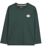 Timberland Shirt tinta unita con Stampa Verde per Bambino T60531 VERDE TIMBERLAND 