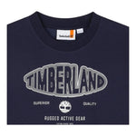 Timberland Felpa tinta unita con Girocollo Blu per Bambino T60544 BLU TIMBERLAND 