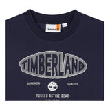 Timberland Felpa tinta unita con Girocollo Blu per Bambino T60544 BLU TIMBERLAND 