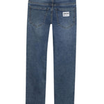 Timberland Jeans tinta unita con Girovita Regolabile Azzurro per Bambino T60564 AZZURRO TIMBERLAND 