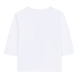 Timberland Shirt tinta unita con Stampa Bianco per Bambino T60584JX BIANCO TIMBERLAND 