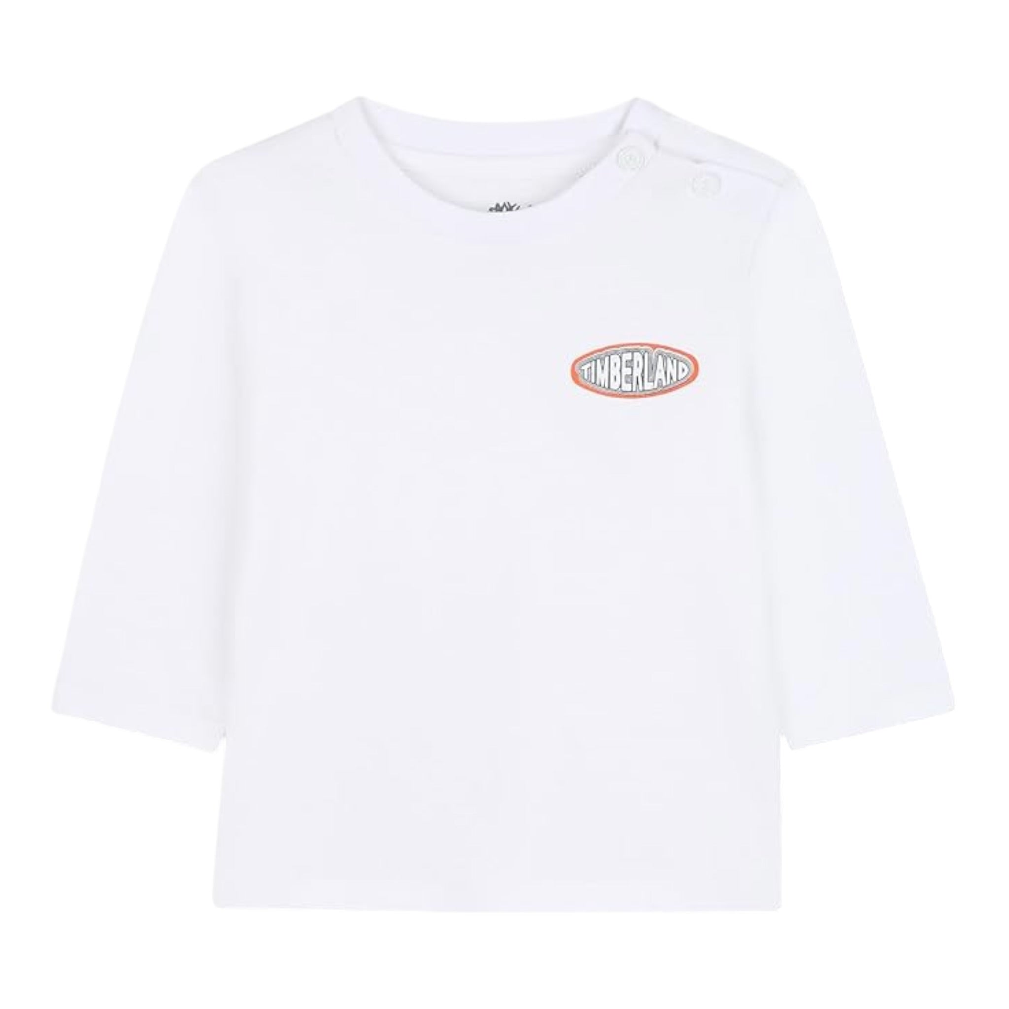 Timberland Shirt tinta unita con Stampa Bianco per Bambino T60587J BIANCO TIMBERLAND 