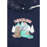 Timberland Felpa Chiusa con Cappuccio tinta unita Blu per Neonato T60592 BLU TIMBERLAND 