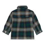 Timberland Camicia tinta unita con Fantasia A Quadri Verde per Bambino T60600J VERDE TIMBERLAND 