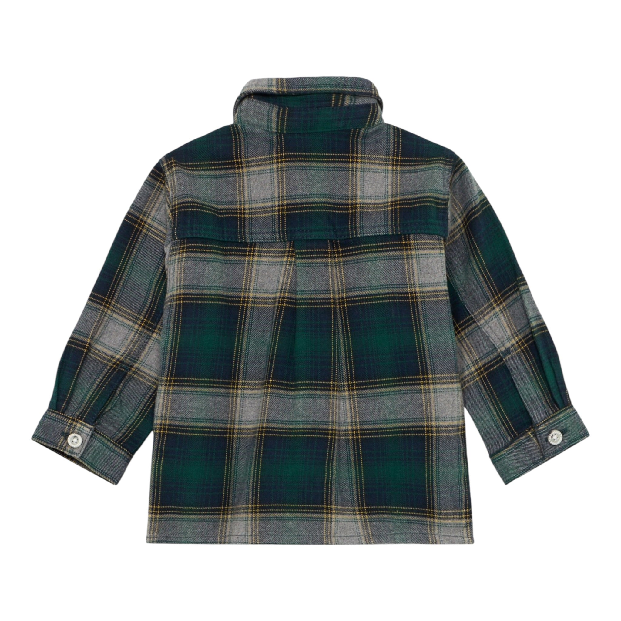 Timberland Camicia tinta unita con Fantasia A Quadri Verde per Bambino T60600J VERDE TIMBERLAND 