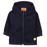 Timberland Giubbino tinta unita con Zip E Cappuccio Blu per Bambino T60603 BLU TIMBERLAND 