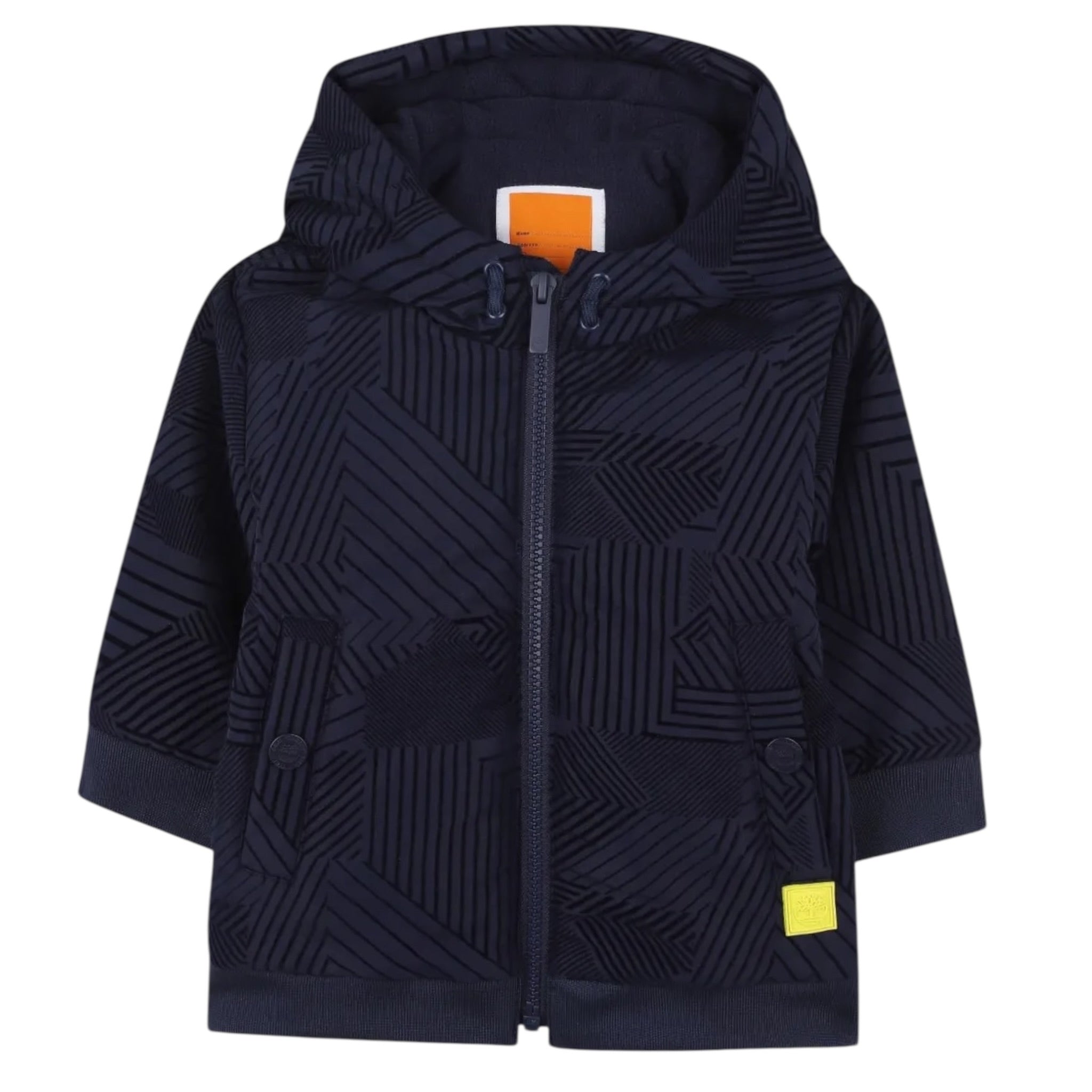 Timberland Giubbino tinta unita con Zip E Cappuccio Blu per Bambino T60603 BLU TIMBERLAND 