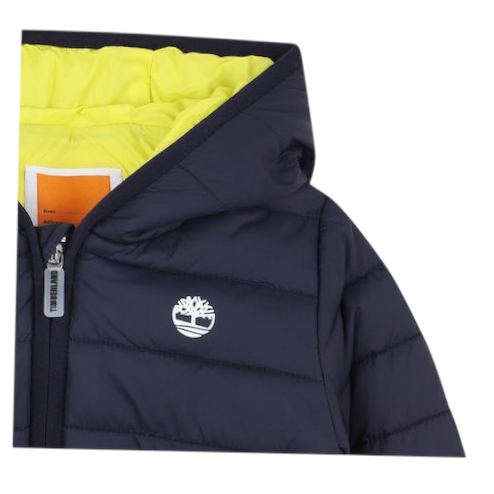 Timberland Giubbino Bicolore con Zip E Cappuccio Blu per Bambino T60607X BLU TIMBERLAND 