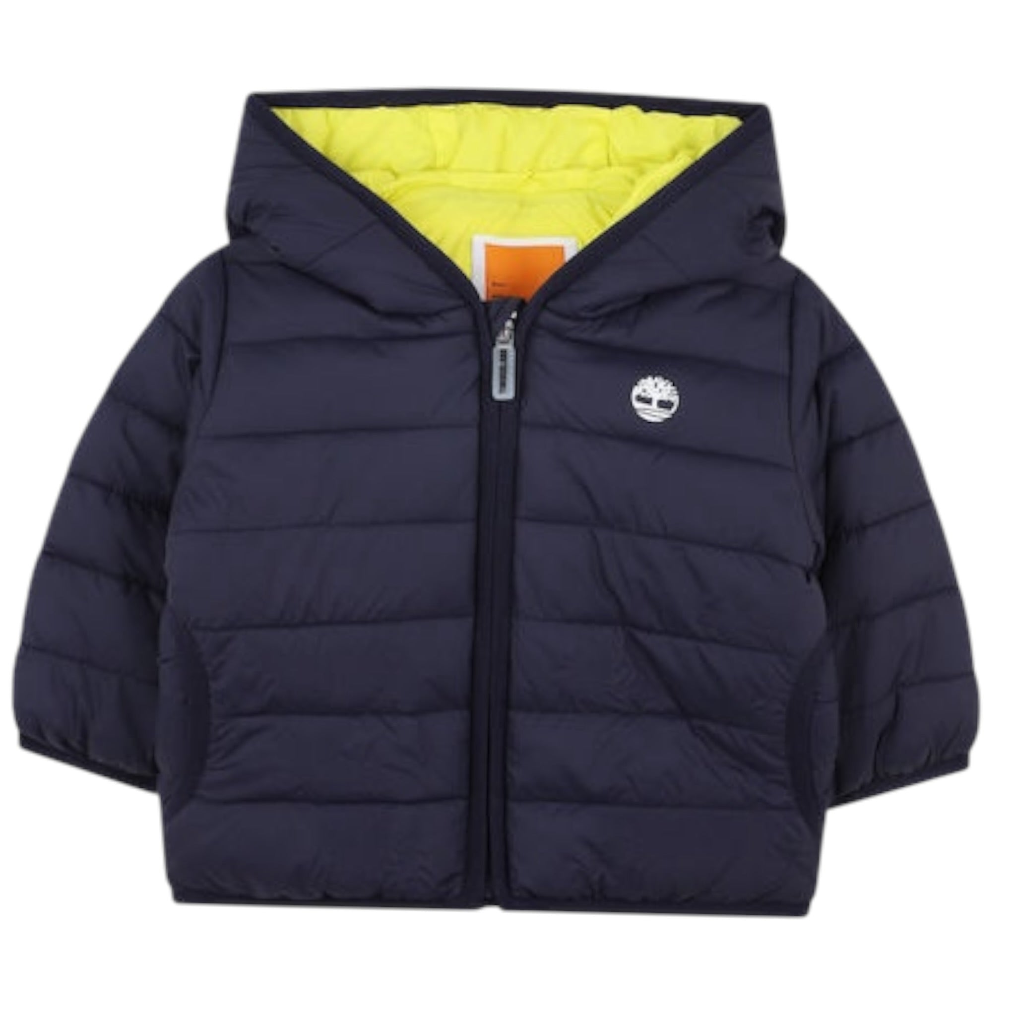 Timberland Giubbino Bicolore con Zip E Cappuccio Blu per Bambino T60607X BLU TIMBERLAND 