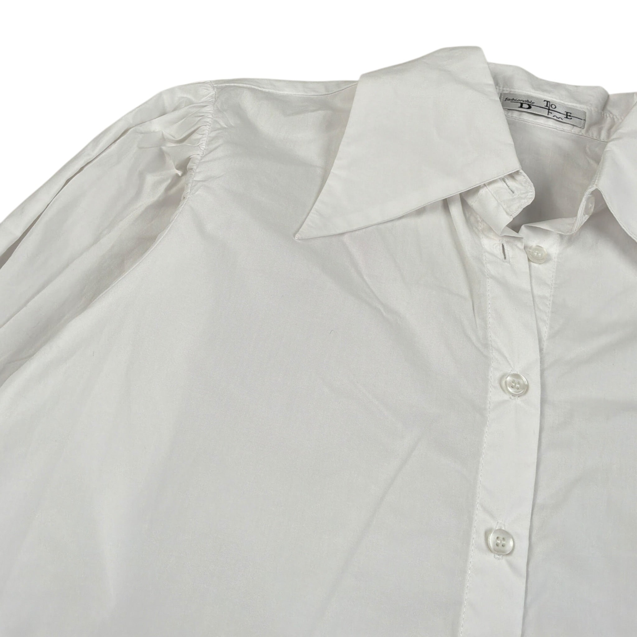 To Be Too Camicia Manica Lunga tinta unita Bianco per Bambina 1161 BIANCO TO be too 